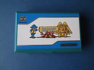 Vintage Nintendo Gold Cliff 1988 multi screen electronic hand held game working - Picture 1 of 5