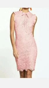 V by Very Lace Dress Blush Pink Size 12 - Picture 1 of 4