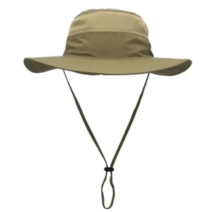 Sombrero de ala ancha para el sol UPF 50+ protección UV cubo sombrero pesca senderismo playa jardín - Imagen 1 de 22