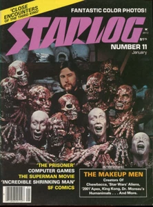 Revista Starlog The Prisoner Superman Maquillaje Hombres Encuentros Cercanos #11 1978 T264 - Imagen 1 de 1