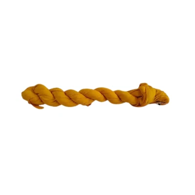 Sari Silk Ribbon super bulky yarn Yellow Shade Sari Silk Ribbon -Great for Media - Image 1 of 4