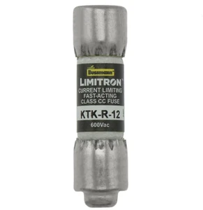 Bussman VAC 12A schnell wirkende Rejection Style Sicherung KTK-R-12 600 - Bild 1 von 4