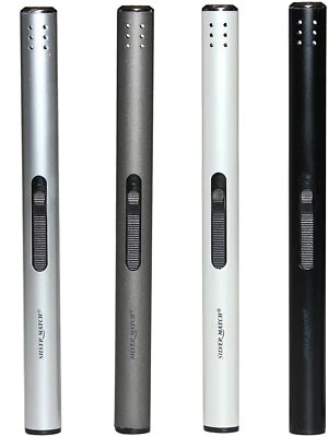 4 x Feuerzeug Stabfeuerzeug Sturmfeuerzeug metallic 4 Farben 17 cm nachfüllbar - Bild 1 von 4