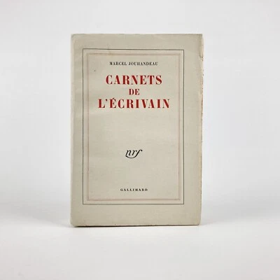JOUHANDEAU : CARNETS DE L'ÉCRIVAIN . ENVOI AUTOGRAPHE SIGNÉ . NRF, 1957 . EO - Photo 1/4