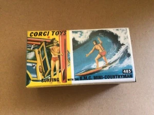 Corgi Toys 485 Surfing BMC Mini Countryman mit Box, Surfer und Surfbrettern - Bild 1 von 9