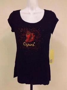 NEW Louisiana Lafatette Ragin' Cajuns Womens Sizes S-L-XL-2XL Shirt Meesh & Mia - Picture 1 of 6