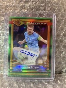 2022-23 Topps Finest Flashback UEFA Kevin De Bruyne Auto 29/99 - Picture 1 of 4