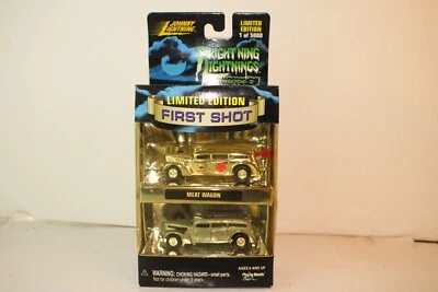 Johnny Lightning 1:64 Scale First Shot Fright'ning Lightning Meat Wagon - Image 1 of 4