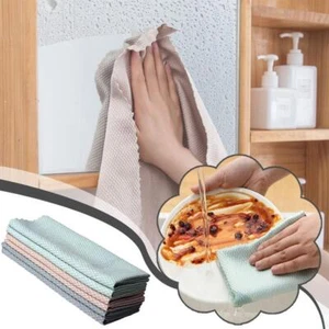 Easy Clean Fish Scale Microfiber Cleaning Cloth For Household Reu A5U7 V8Y EDV - Bild 1 von 18