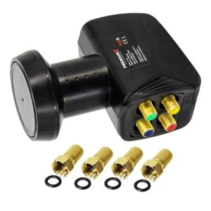 Quad LNB Digital Full HDTV 0,1 LMB 4 partecipanti 4 volte diretto Quattro Switch 4K - Foto 1 di 4