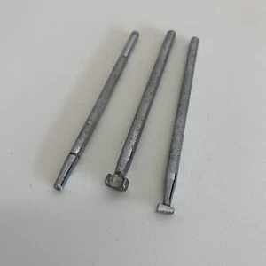 Menge 3 Craftool USA Leder Stanzwerkzeug Stanze C431, B836, S724 Vintage - Bild 1 von 12