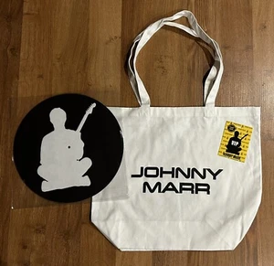 Johnny Marr 2024 Tour VIP Merchandising Bundle Bolsa Laminado y Alfombra de Disco - Imagen 1 de 1