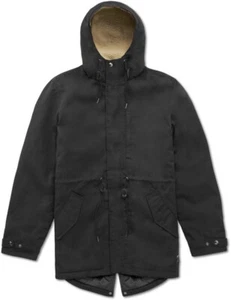 Etnies Tennesy Parka Jacket in Black - Picture 1 of 2