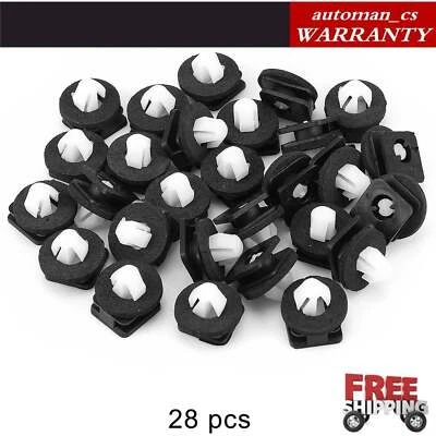 Новый для 2011-19 Ford Explorer стойки отделки 28 зажимов набор наружное переднее лобовое стекло - Изображение 1 из 4