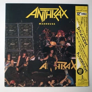 PROMO Anthrax - Madhouse JAPAN 1984 NEAR MINT 12", Single R15D-2037 - Picture 1 of 13