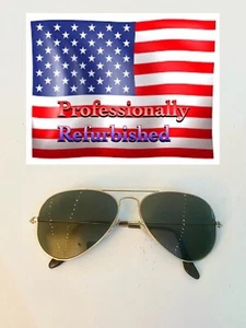 Ray Ban RB3025 Gold modische Pilotenbrille mit neuen getönten G15 Gläsern - Bild 1 von 10