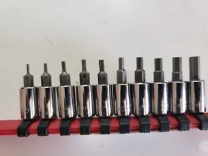 Juego de brocas hexagonales Matco SAXY10R 10 piezas 1/4" dr SAE - Imagen 1 de 4