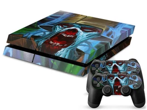 Set pellicola protettiva adesiva design skin Sony PS4 Playstation 4 - Zombie Trooper - Foto 1 di 2