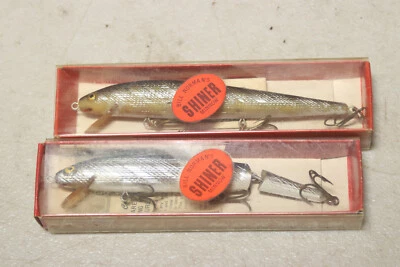 Lot of 2 Bill Norman Shiner Minnow Lures in Boxes 2001 2011 USA - Image 1 of 4