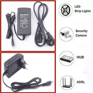12V 24V 2A/3A/5A Trafo Netzteil Netzadapter Driver f.LED SMD RGB Strip Streifen - Bild 1 von 14