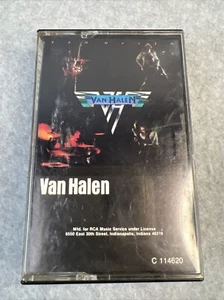 VAN HALEN Self Titled Debut Cassette 1978 Warner Brothers Inner Sleeve Eddie - Imagen 1 de 7