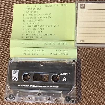 Promo-only TRAVELING WILBURYS Vol. 3 JAPAN ADVANCED CASSETTE Bob Dylan,ELO,Petty - Image 1 of 4