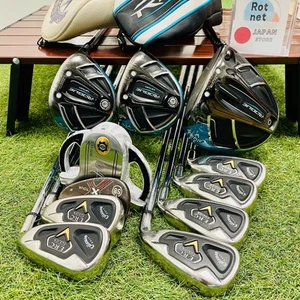 Callaway Fullset Rogue Star 1w 3w 5w ERC Iron 5-9Pw 11Pcs RH Golf Clubs Used - Picture 1 of 23