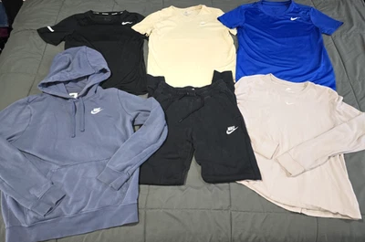Lote de 6 Para Mujer XS Nike Ropa Sudadera con Capucha Camisetas Blusas Pantalones deportivos Dri-Fit Foto 1 de 4