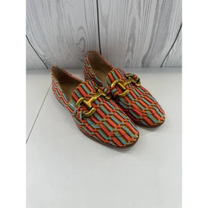 HTF Boden Snaffle Jacquard Loafers Size 37 (6.5 US) EUC - Picture 1 of 10
