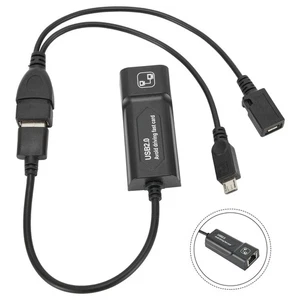 USB OTG and Ethernet Hub/Splitter Cable for Fire 2nd 3rd Gen 10CM/20CM - Picture 1 of 17
