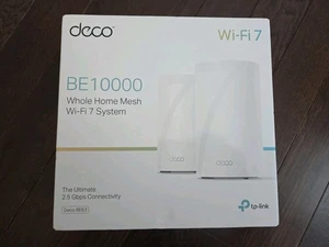 TP-LINK Deco BE63 BE10000 Tri-Band Wi-Fi 7 Mesh Router (2 Pack) - Picture 1 of 4