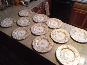 Vintage Tiffany & Co. Spode Reproduktion 1815 dekorativer Teller Lot x 11 - Bild 1 von 9