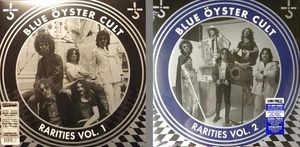 BLUE ÖYSTER CULT Rarities Vols 1 & 2 LP Colored Vinyl SEALED RARE WHITE/BLUE - Picture 1 of 21