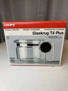 Krups Glaskaraffe Glaskrug Ersatz (0220-42) 4 Tassen Cafepresso - Schwarz - Bild 1 von 7