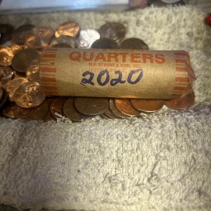 One Roll 2020 Quarters All 5 Are In Roll. A Must For Collector. - Picture 1 of 1