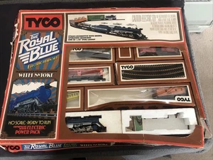 Juego Tren Eléctrico Tyco Escala HO El Azul Real En Caja - Imagen 1 de 8