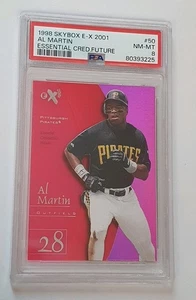1998 SkyBox E-X2001 Essential Credentials Future Al Martin PSA 8 13/51 SP Rare  - Picture 1 of 4