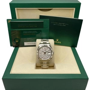 Rolex Sky Dweller 336934 Weiß Gold Stahl Ziffernblatt Auster Herren Uhr B&p 2025 - Bild 1 von 7