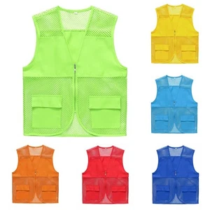 Lightweight Reflective Workwear Vest Breathable Mesh for Advertising - Picture 1 of 25