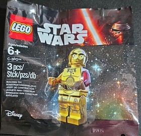 LEGO Star Wars C-3PO Minifigure Polybag 5002948 3 Pieces Ages 6+ 2015