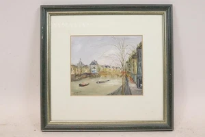 Ansicht von Paris Ölgemälde unleserlich signiert Mitte 20.Jhd  (BK6785) - Bild 1 von 10