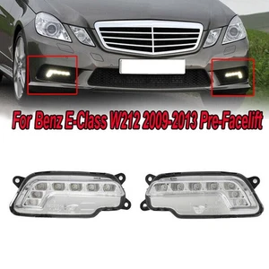 Daytime Running Light DRL For Benz W212 E300 E350 E500 E550 2009-13 Pre-Facelift - Picture 1 of 8