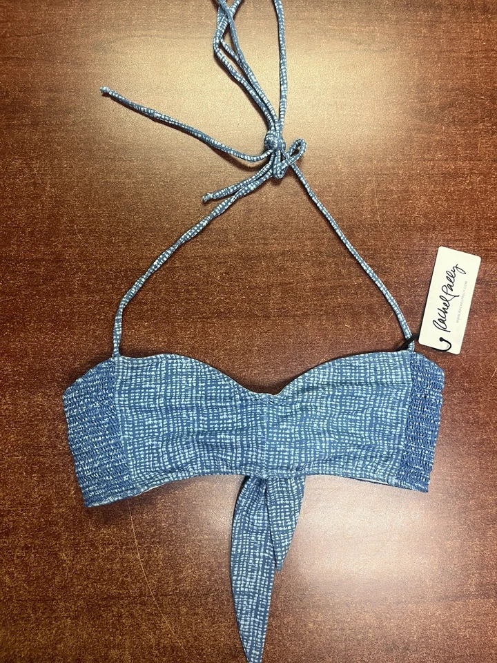 NUEVO CON ETIQUETAS RACHEL PALLY Bikini Top Talla Pequeña Natación Roatán Top Mineral Guinga Playa Foto 1 de 2