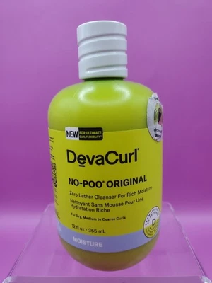 DevaCurl No-Poo Original Zero Lather Cleanser For Rich Moisture Curls 12 oz - Image 1 of 3