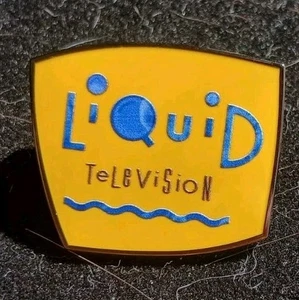 Liquid Television MTV LOGO Custom EMAILLE PIN 1991 Beavis Butthead Maxx Dogboy - Bild 1 von 3