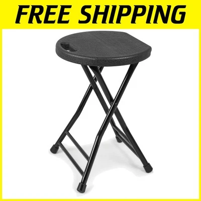 UV-Resistant Folding Bar Stool with Handle – 600 lbs Capacity for All Occasions - Image 1 of 4