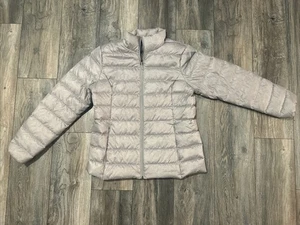 Eddie Bauer EB650 Jacke Damen Large Grau Puffer Daunen Steppmantel - Bild 1 von 18
