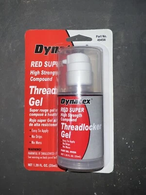 49456 Dynatex Red Super Threadlocker Gel; 35mL (A12B) - Image 1 of 2