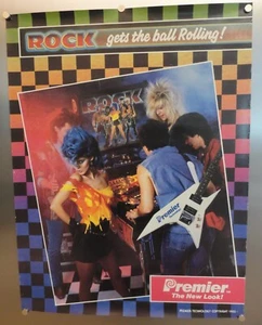 Póster original de Gottlieb de máquina de pinball de roca - Imagen 1 de 2