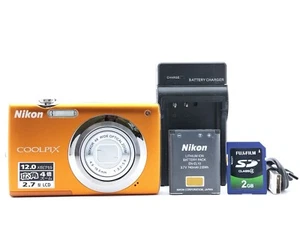 Nikon COOLPIX S3000 orange 12,0 MP 4x Zoom kompakte Digitalkamera aus Japan - Bild 1 von 14
